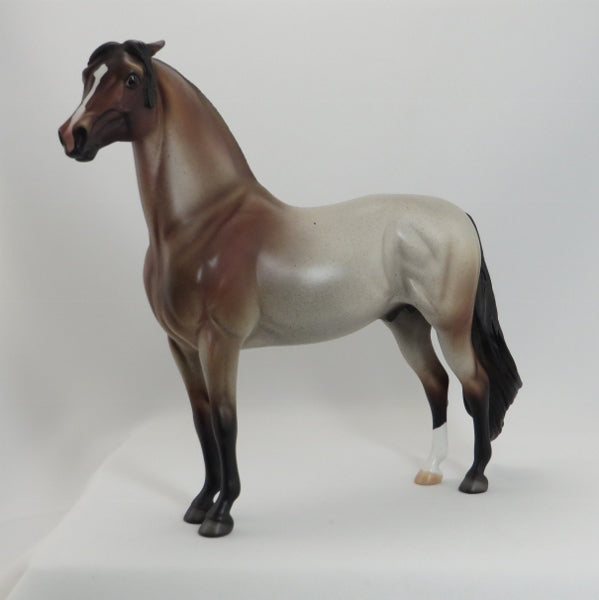 EGYPTIAN WIND - Bay Roan Pinned Ear Morgan Model Horse - LE2 - 5/15
