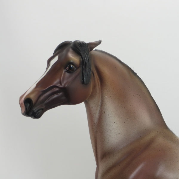 EGYPTIAN WIND - Bay Roan Pinned Ear Morgan Model Horse - LE2 - 5/15