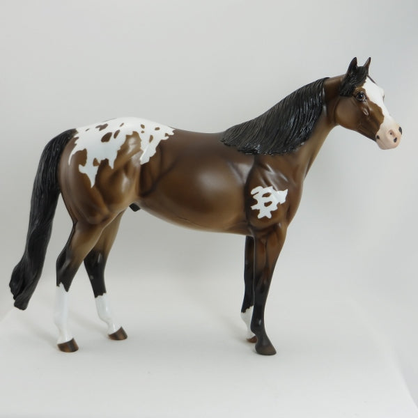 DESTINY'S CHILD - OOAK Bay Appaloosa Model Horse - 5/15