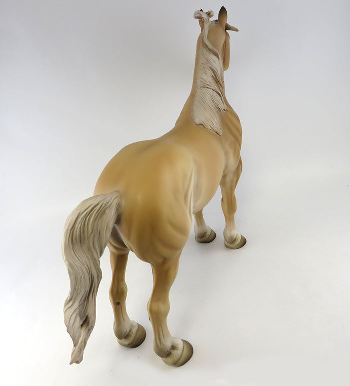 HIGHBOY-OOAK CUSTOMIZED PALOMINO STANDING DRAFTER BY ALLEN KATT 9/29