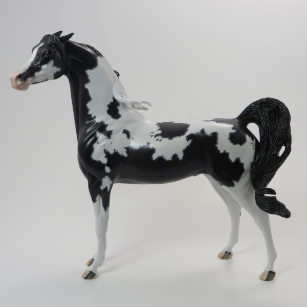 BAHGERA - OOAK Black Pinto Arabian 5/15