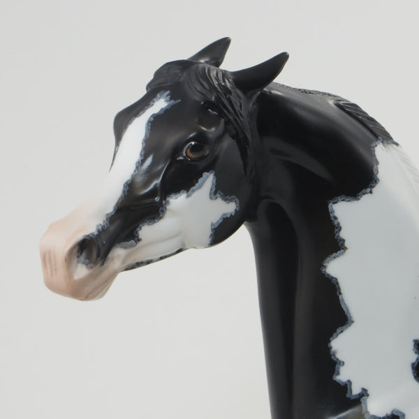 BAHGERA - OOAK Black Pinto Arabian 5/15