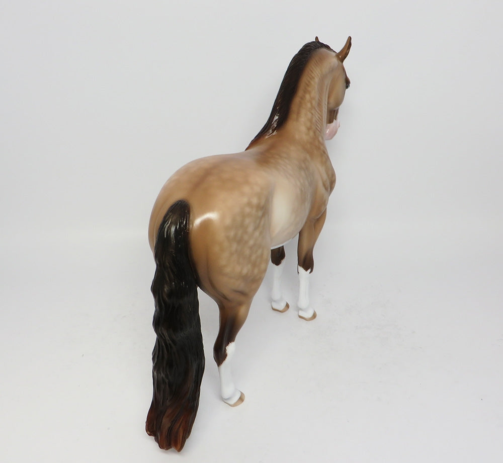 BELLS  &amp; WHISTLE'S-OOAK BUCKSKIN OVERO ANDALUSIAN 8/22/17