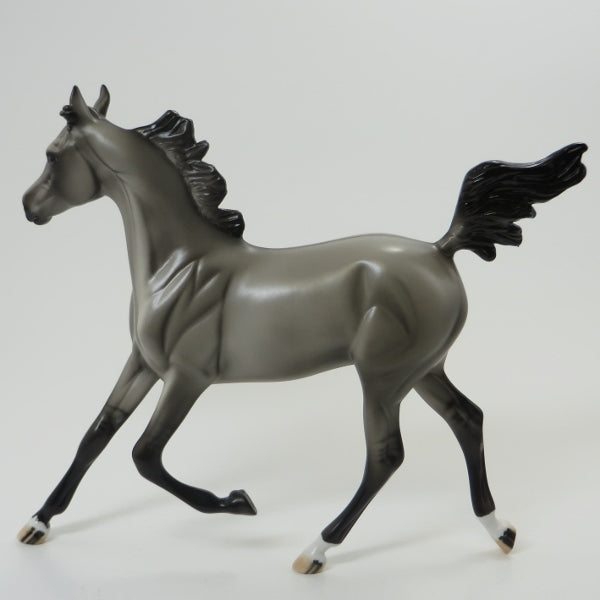 SANTANA - OOAK Grulla Yearling Model Horse - 5/15