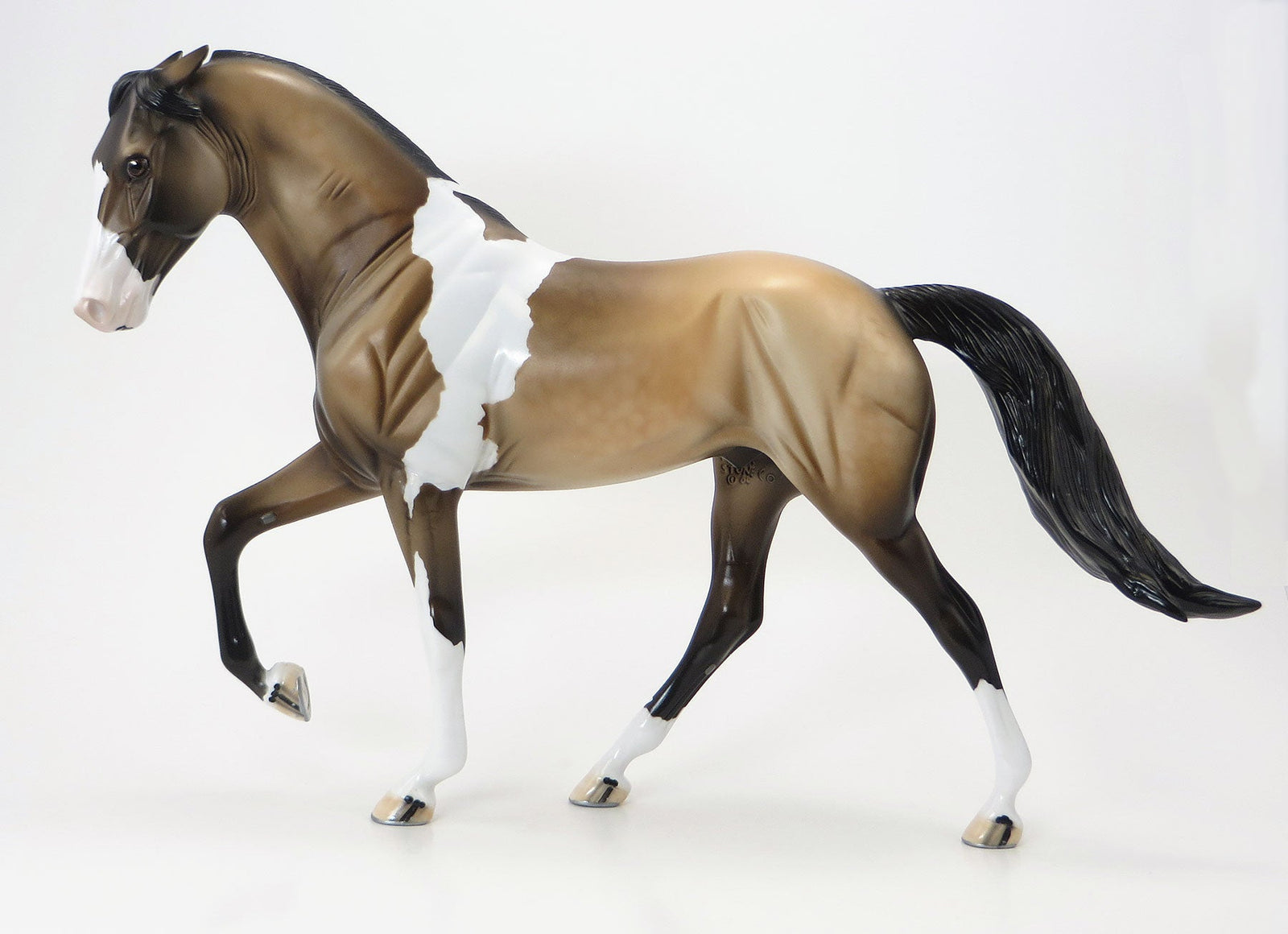 JUMANJI - OOAK Sooty Buckskin Pinto Tennessee Walker Model Horse - 6/19