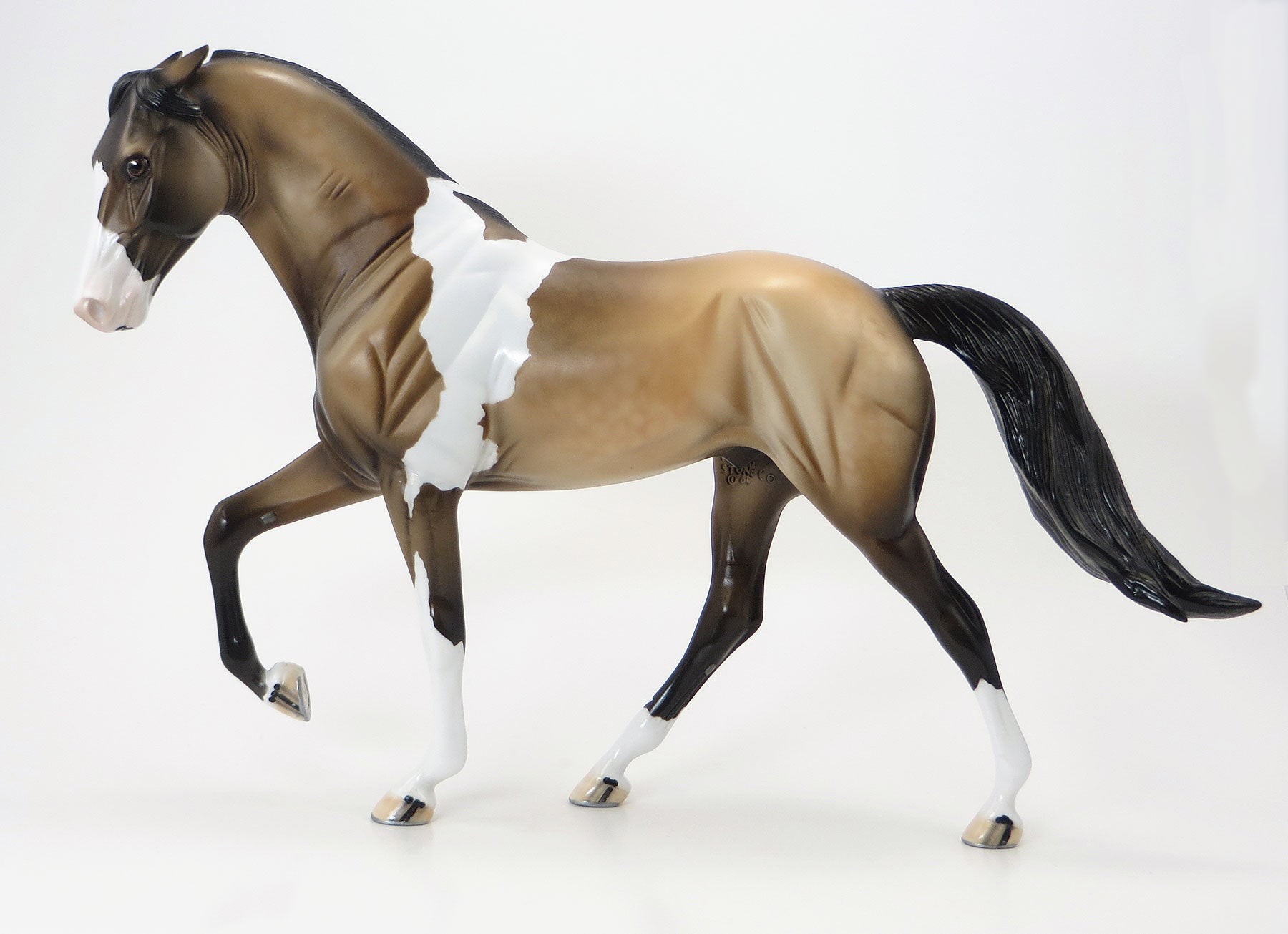 JUMANJI - OOAK Sooty Buckskin Pinto Tennessee Walker Model Horse - 6/19