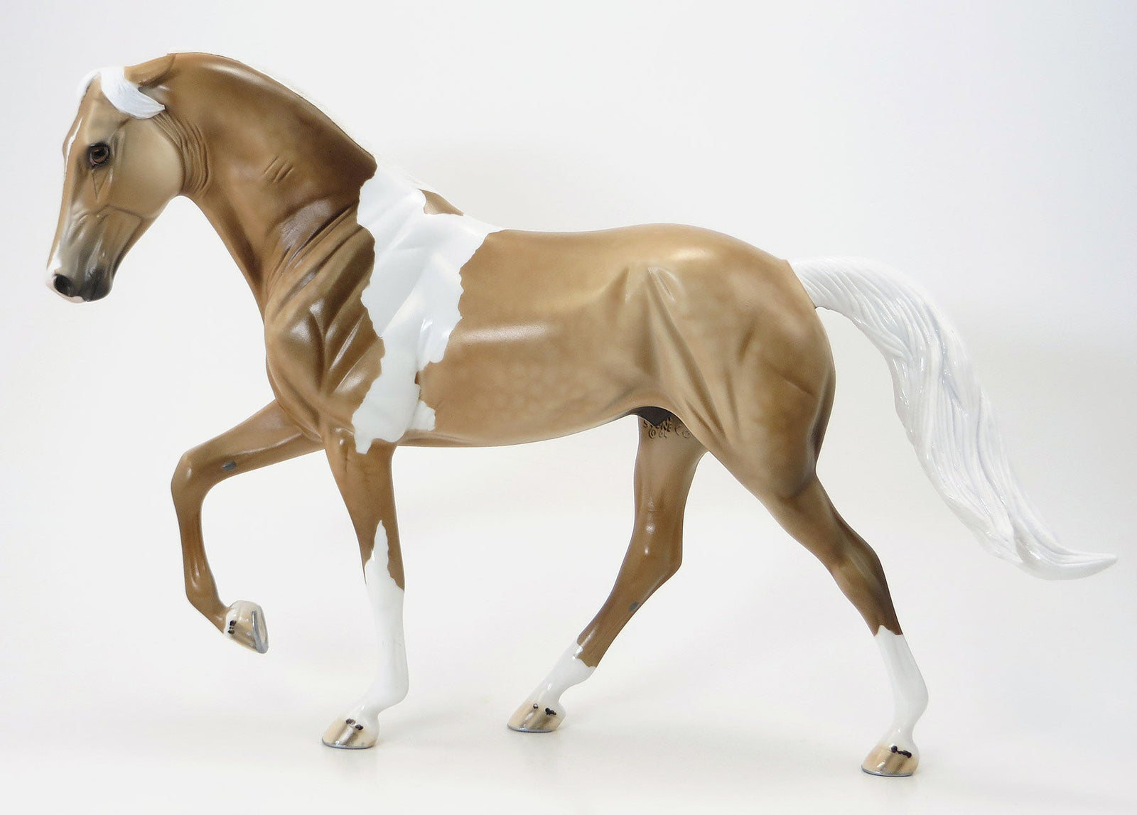 WHEN YOU REACH ME - OOAK Sooty Palomino Pinto Tennessee Walker Model Horse - 6/19