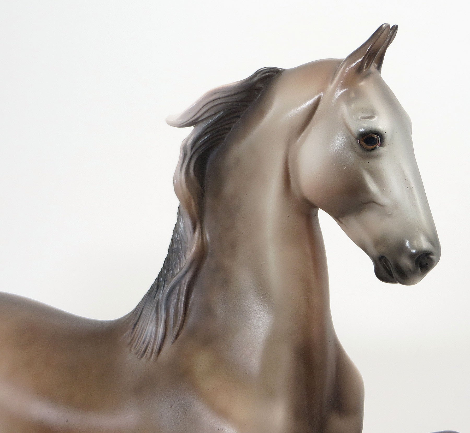 THE WESTING GAME - OOAK Dappled Rose Grey Saddlebred Model Horse - 6/15
