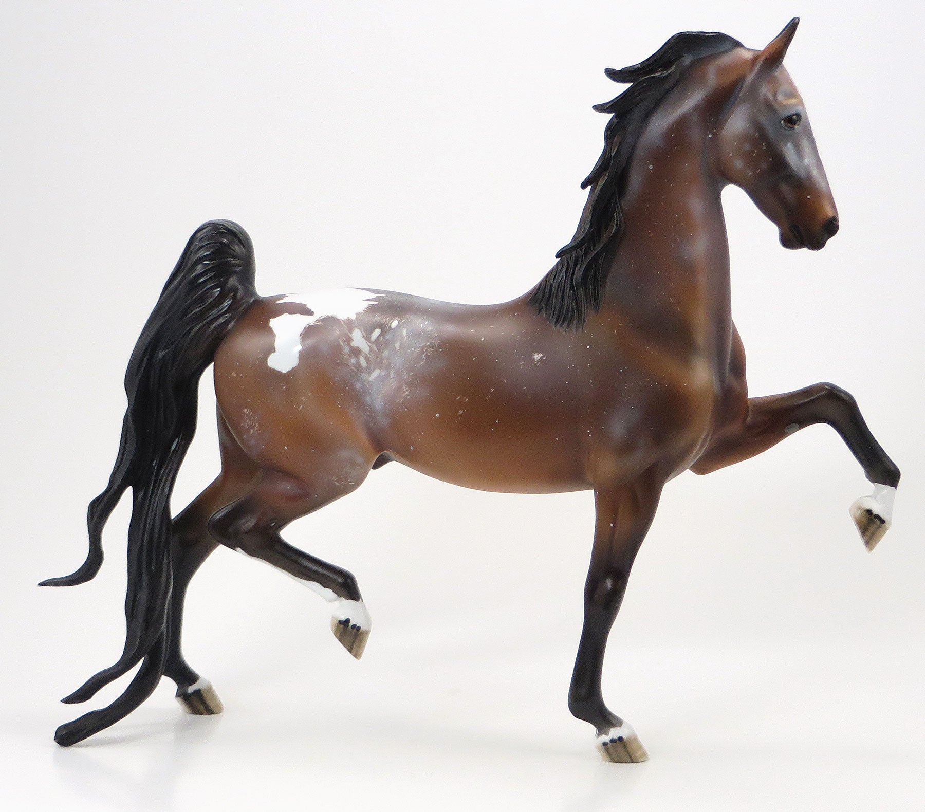 THE TRUE STORY OF THE THREE LITTLE PIGS - OOAK Bay Appaloosa Saddlebred - 6/15