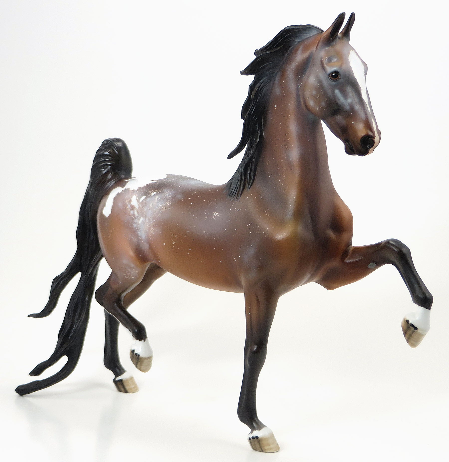 THE TRUE STORY OF THE THREE LITTLE PIGS - OOAK Bay Appaloosa Saddlebred - 6/15