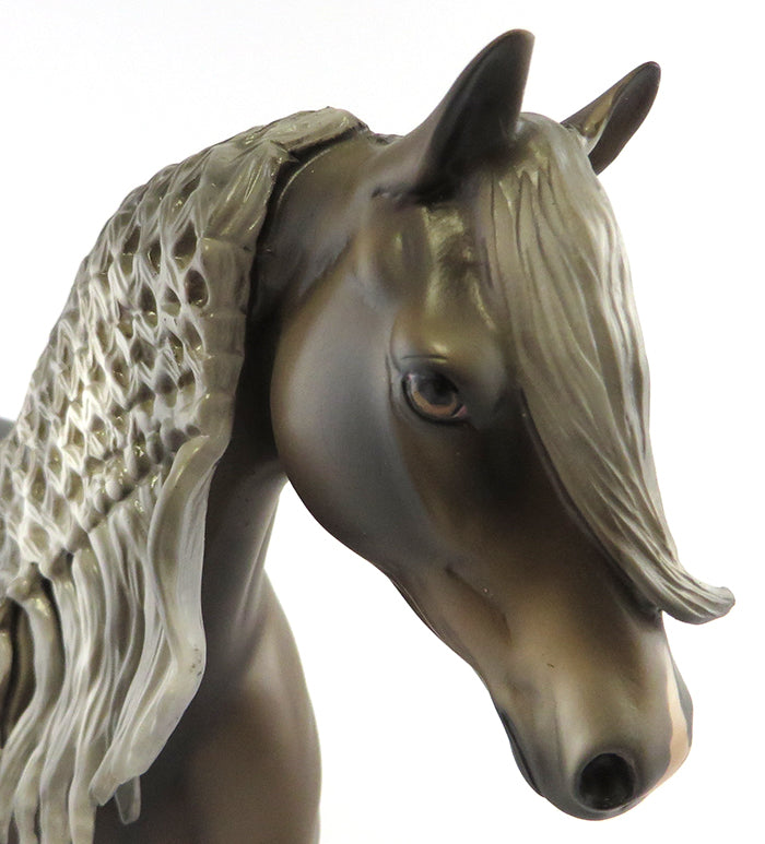 DORMOUSE-LE-6 SILVER DAPPLE PONY BY JULIE EQ 2016