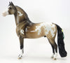 CORDUROY - OOAK Dun Appaloosa Morgan with Pink Ribbons &amp; Flowers - 6/19