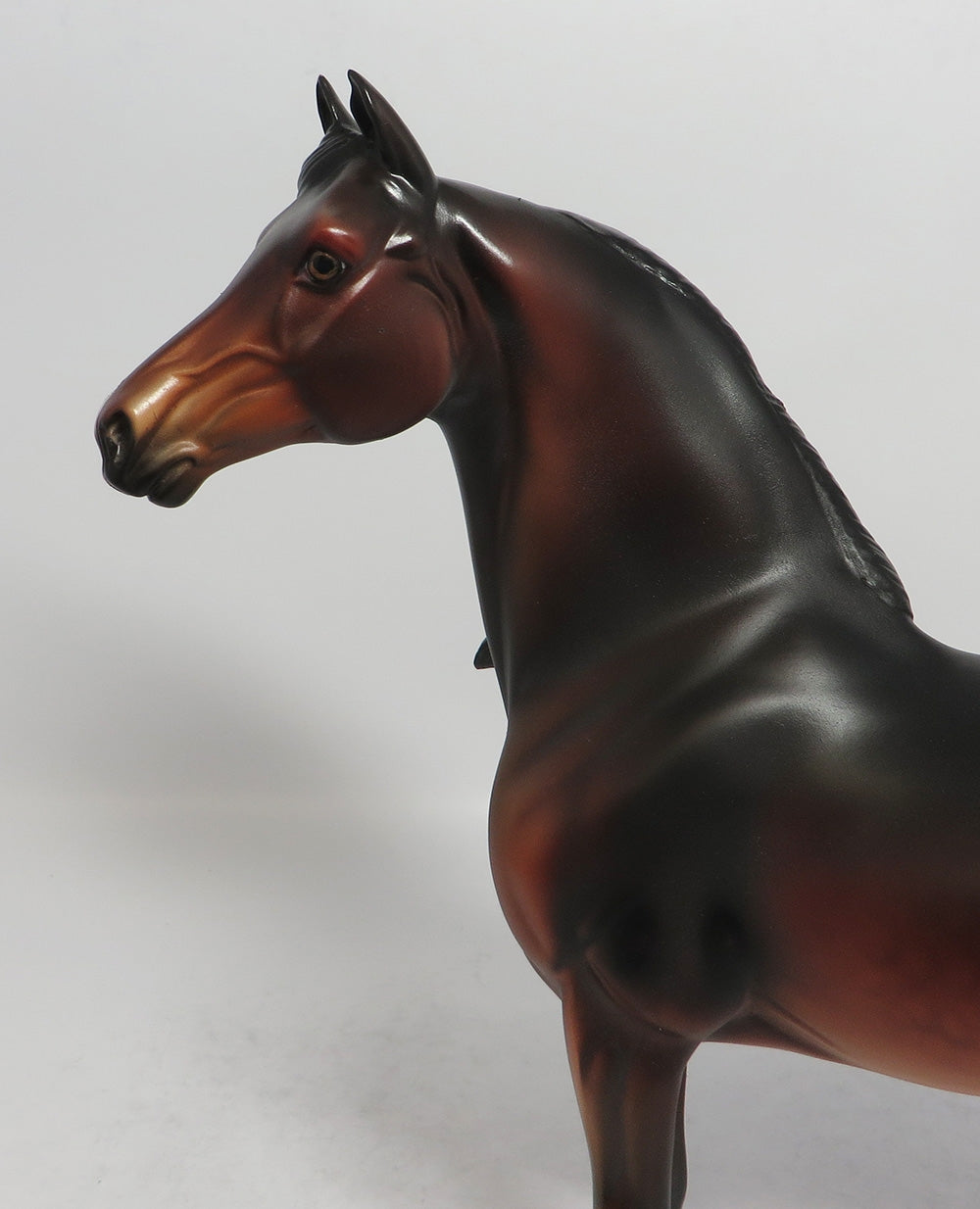 DARK SUNRISE - OOAK DARK DAPPLE BAY MORGAN MODEL HORSE 3/29/2018