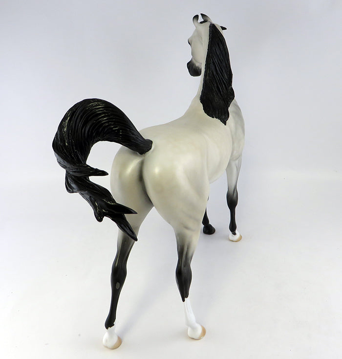 CURVEY OOAK GREY WITH BLACK POINTS ARABIAN 6/14