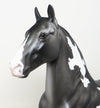 CABOOSE-DARK DAPPLE GREY PAINT TROTTING DRAFTER MODEL HORSE 3/31