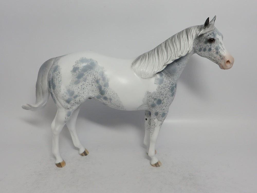 SPRING FEVER - OOAK GREY PINTALOOSA ISH MODEL HORSE 3/29/2018