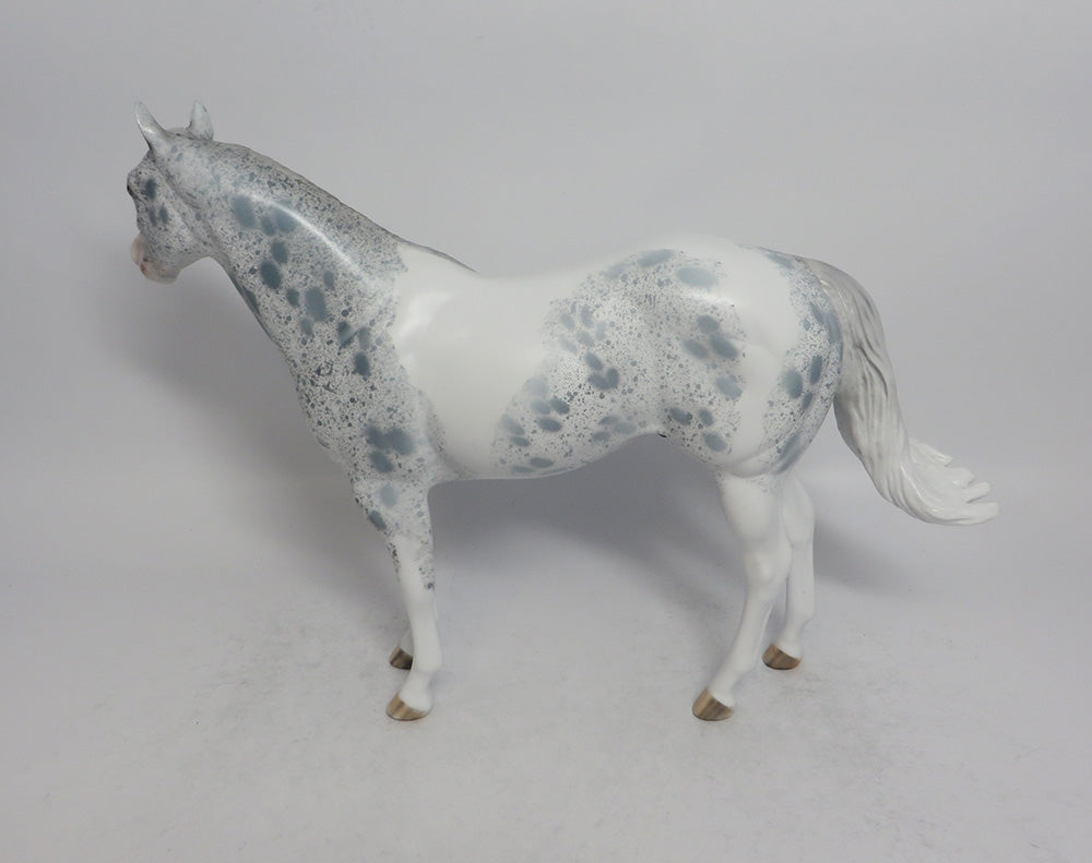 SPRING FEVER - OOAK GREY PINTALOOSA ISH MODEL HORSE 3/29/2018