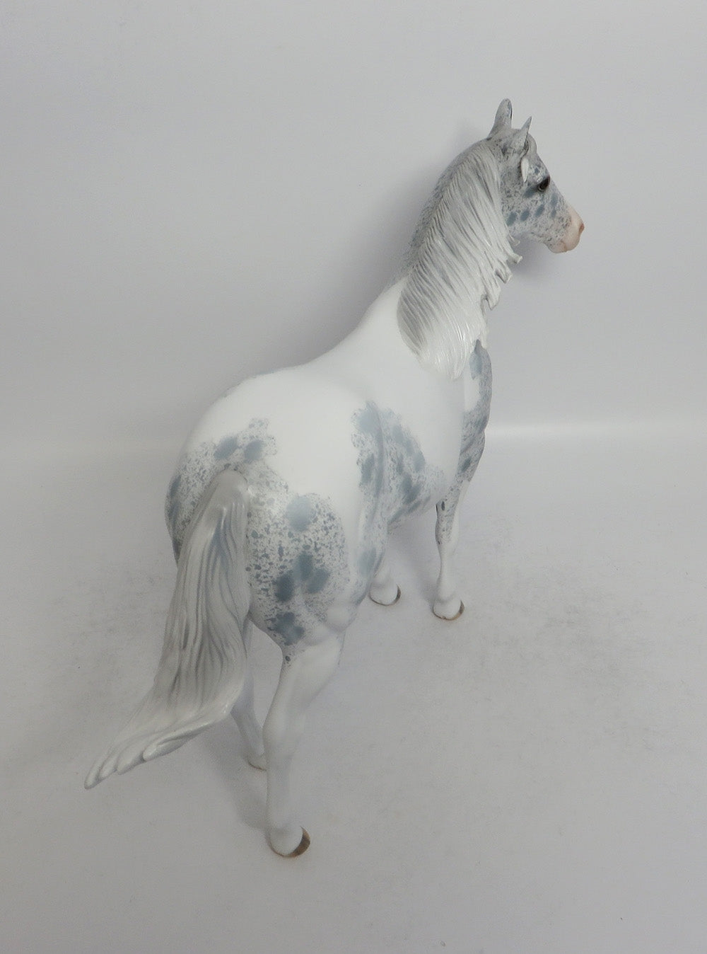 SPRING FEVER - OOAK GREY PINTALOOSA ISH MODEL HORSE 3/29/2018