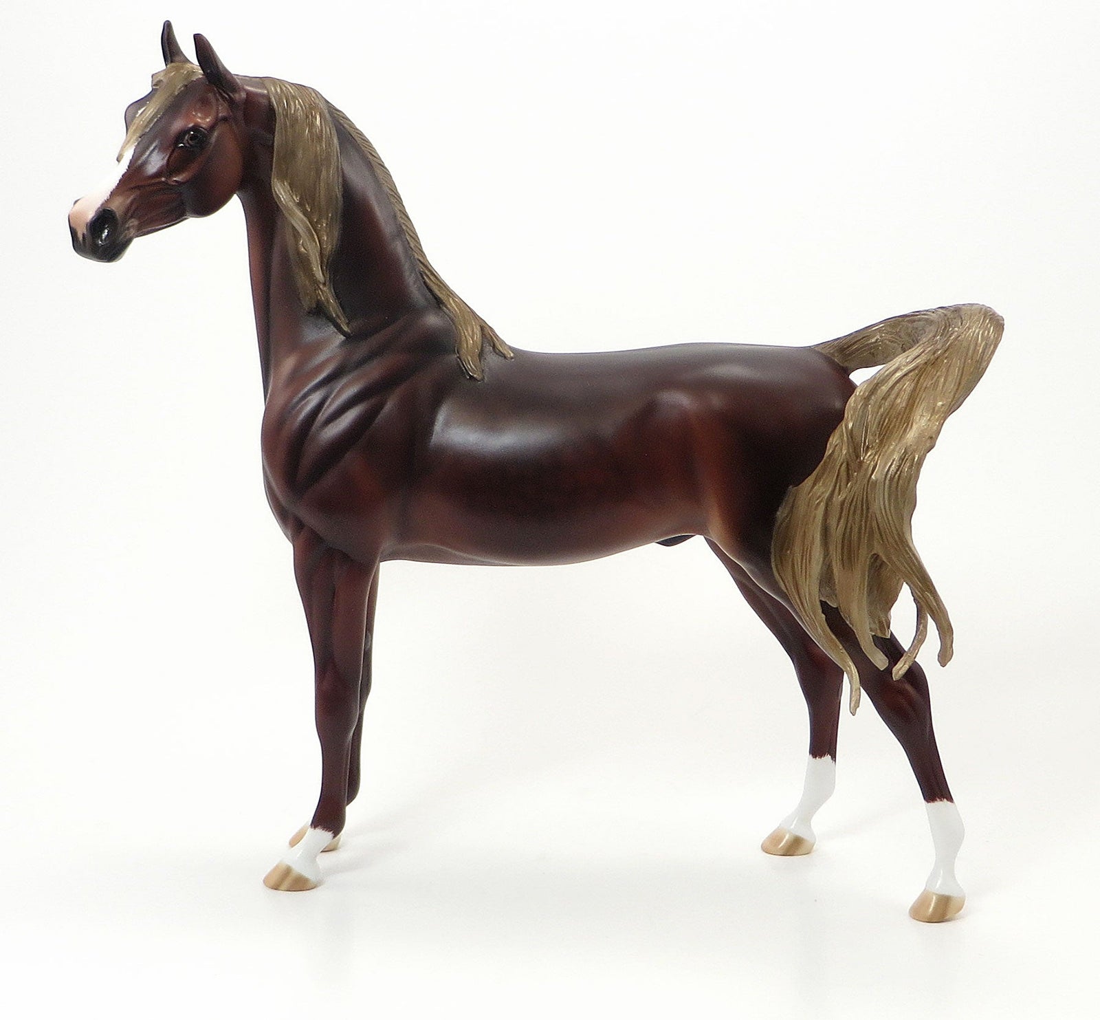 THE LITTLE RED HEN - OOAK Dapple Chestnut Arabian 6/19