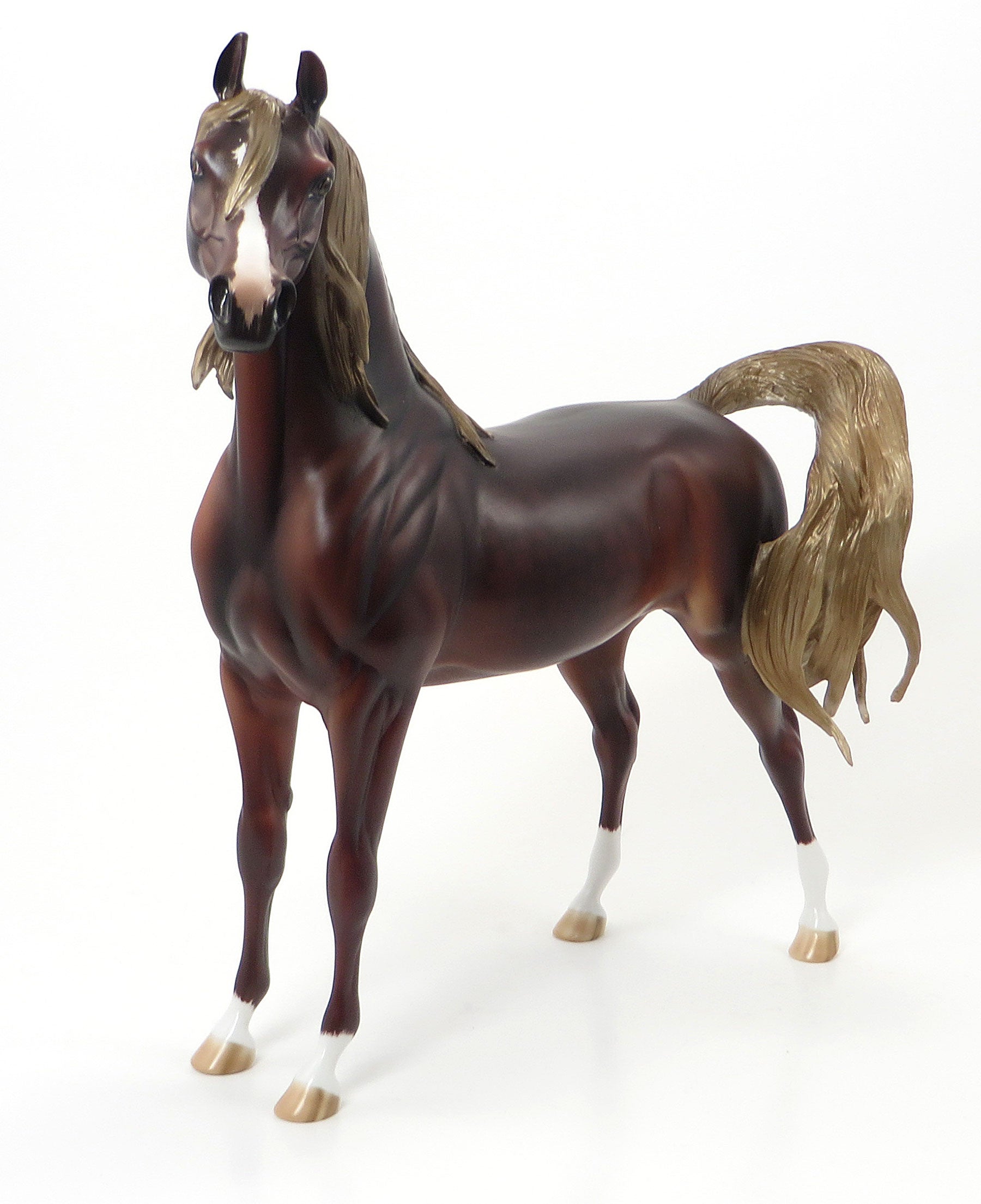 THE LITTLE RED HEN - OOAK Dapple Chestnut Arabian 6/19