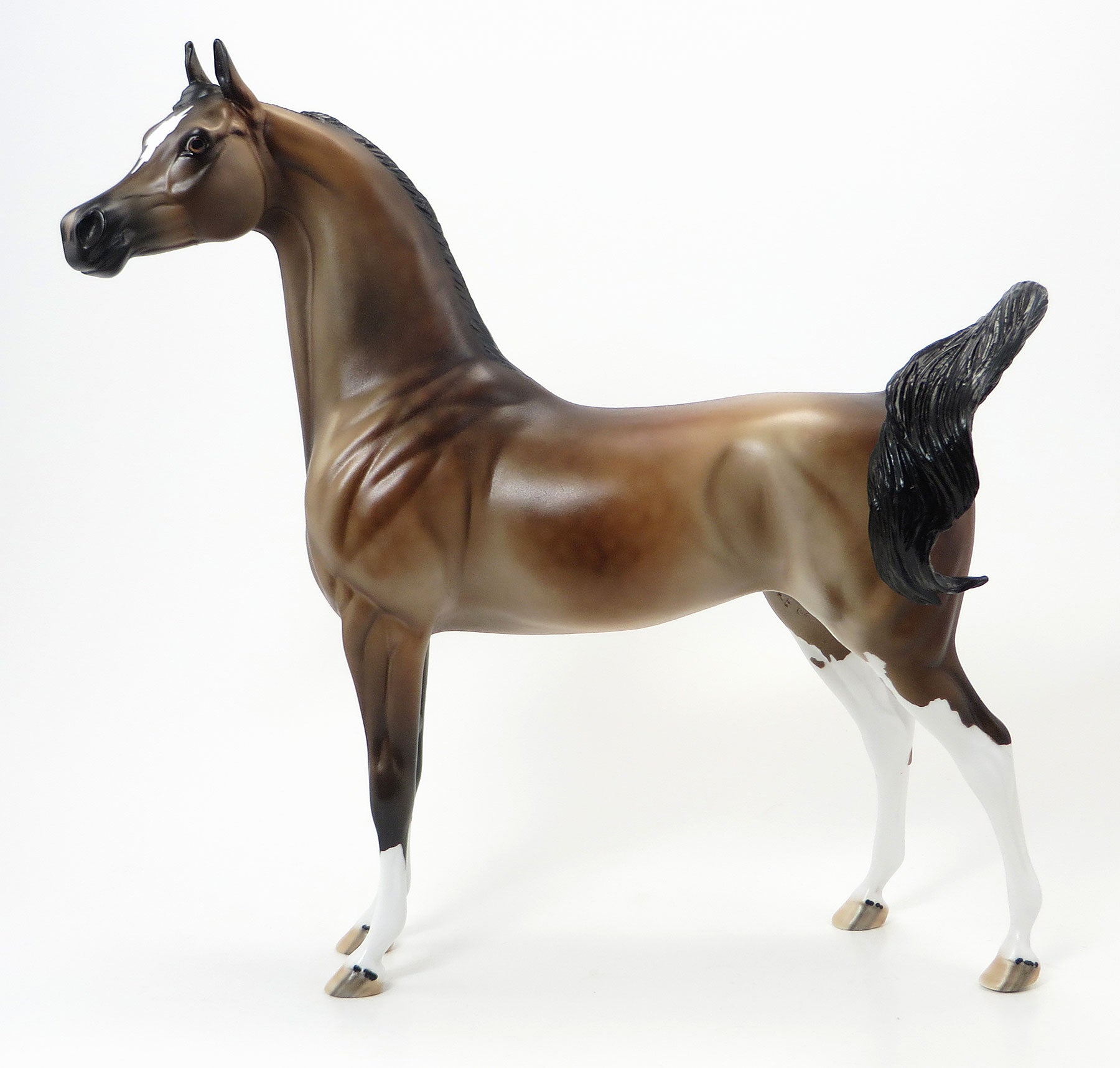 THE MAGIC TREE HOUSE - OOAK Dapple Bay Arabian Model Horse - 6/19