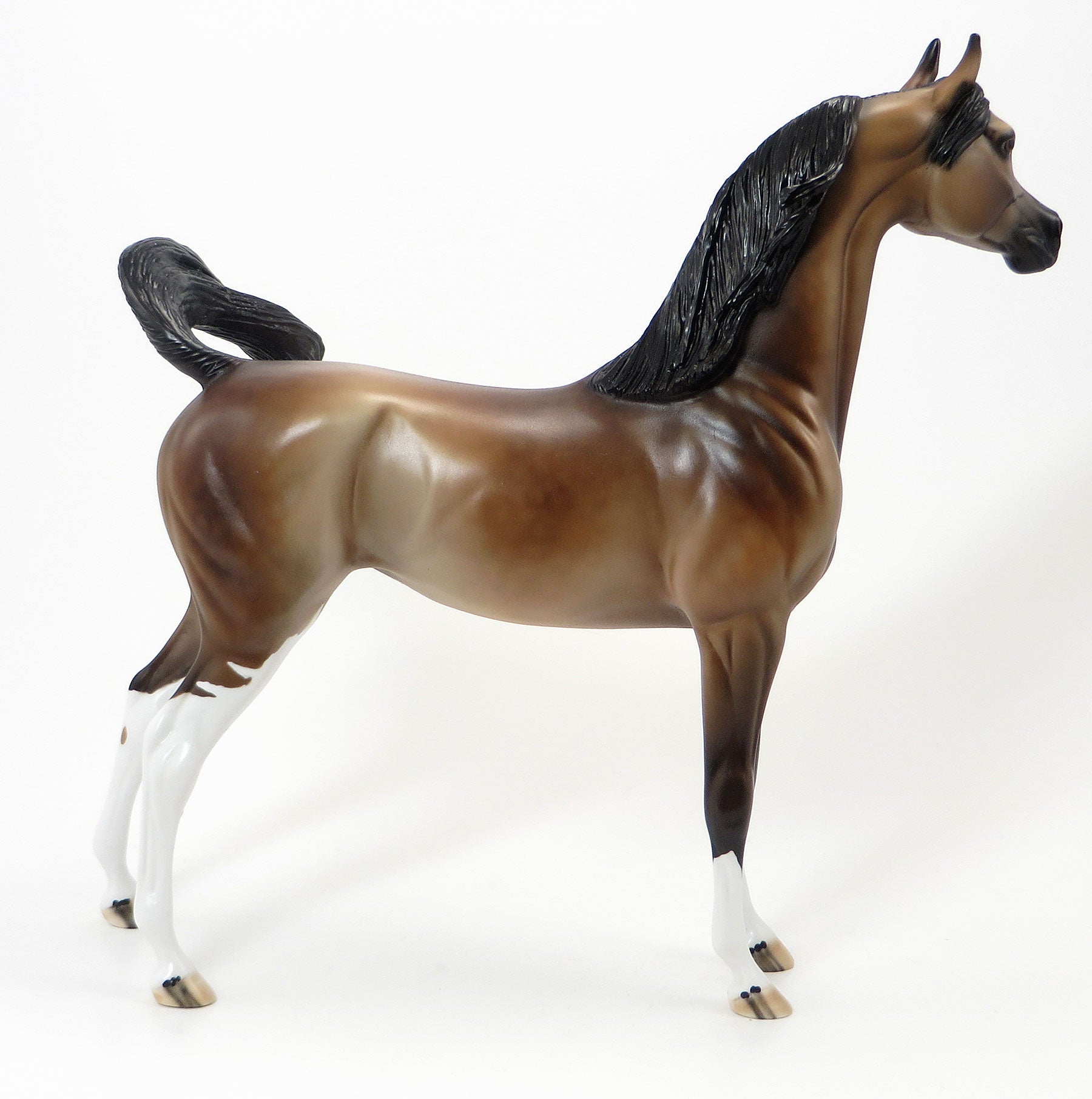 THE MAGIC TREE HOUSE - OOAK Dapple Bay Arabian Model Horse - 6/19