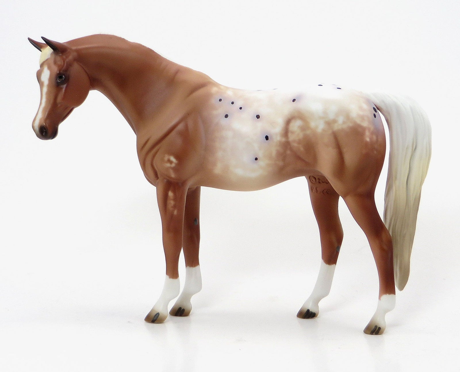 COUSINS QUEEN - Chestnut Appaloosa Pebbles Arabian Model Horse - LE6