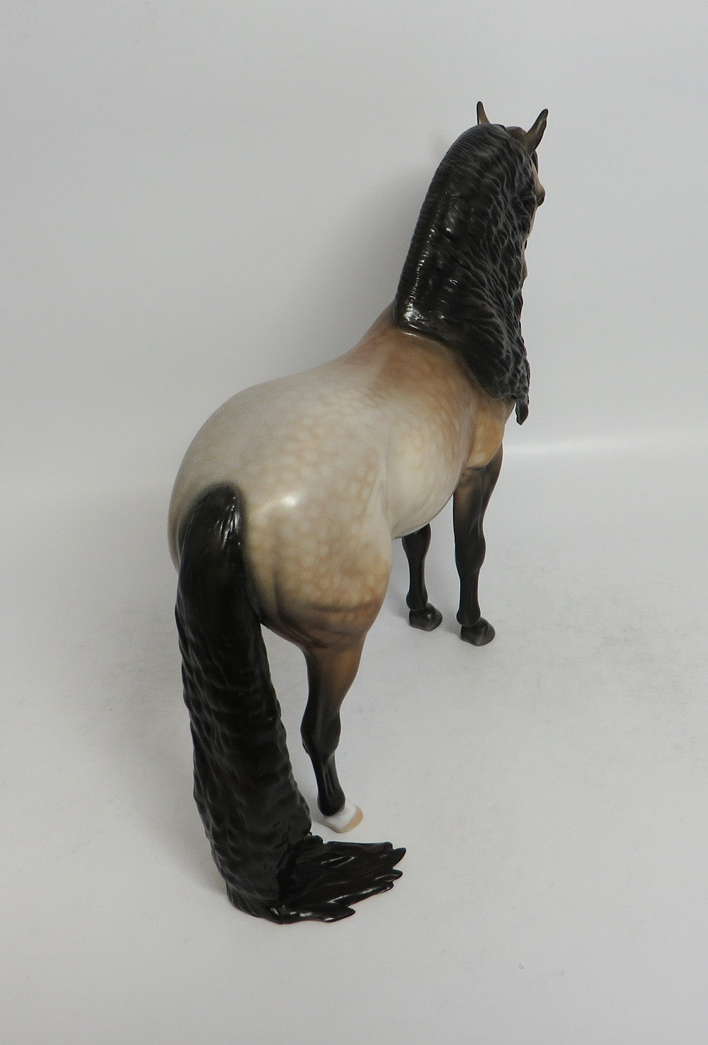 SOLANO - LE8 DAPPLE BUCKSKIN ANDALUSIAN MODEL HORSE SHCF2018