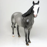 blue roan model horse ish