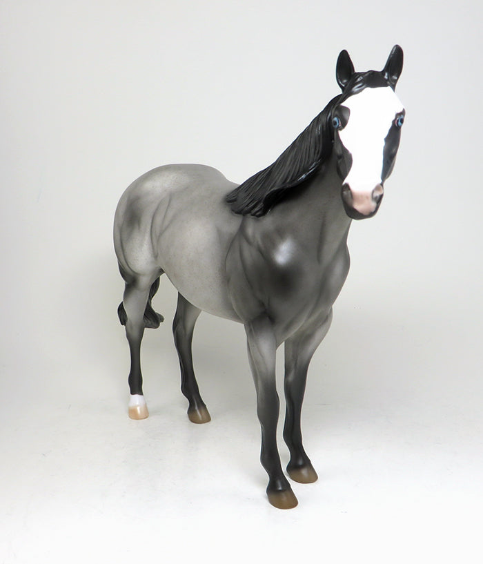blue roan model horse ish