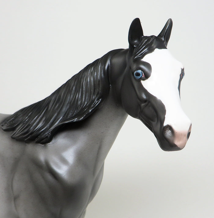 model horse peter stone blue ish