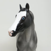 blue eyed blue roan model horse 