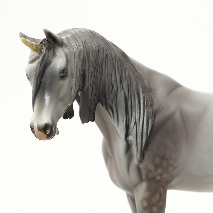 WILD MISTERIA - LE 7 Dapple Rose Grey Unicorn Pebble 6/15