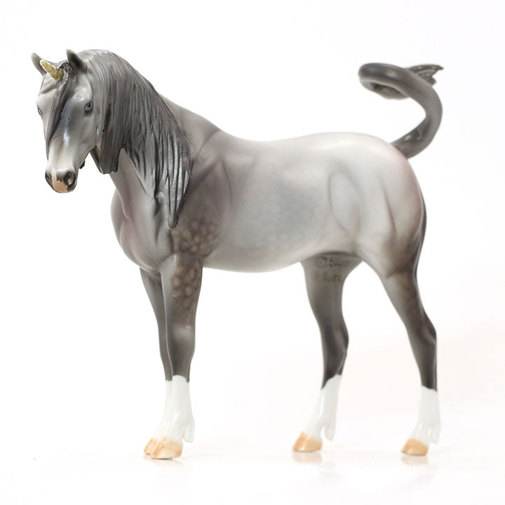 WILD MISTERIA - LE 7 Dapple Rose Grey Unicorn Pebble 6/15