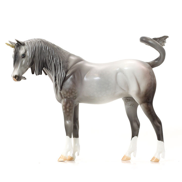 WILD MISTERIA - LE 7 Dapple Rose Grey Unicorn Pebble 6/15