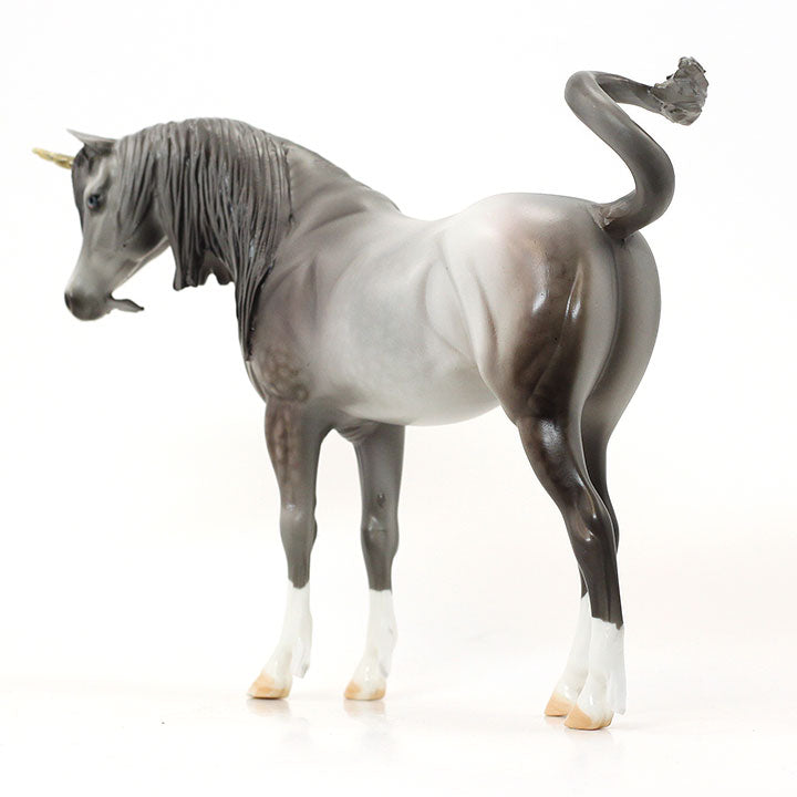 WILD MISTERIA - LE 7 Dapple Rose Grey Unicorn Pebble 6/15