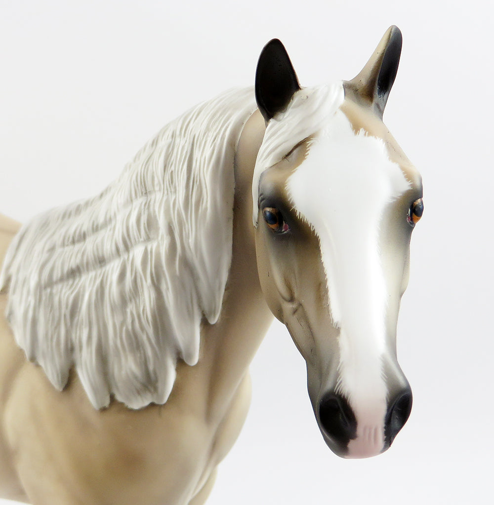 SUGAR DADDY~OOAK DAPPLE DUNLINO ISH MODEL HORSE BY SHERYL LEISURE 3/3