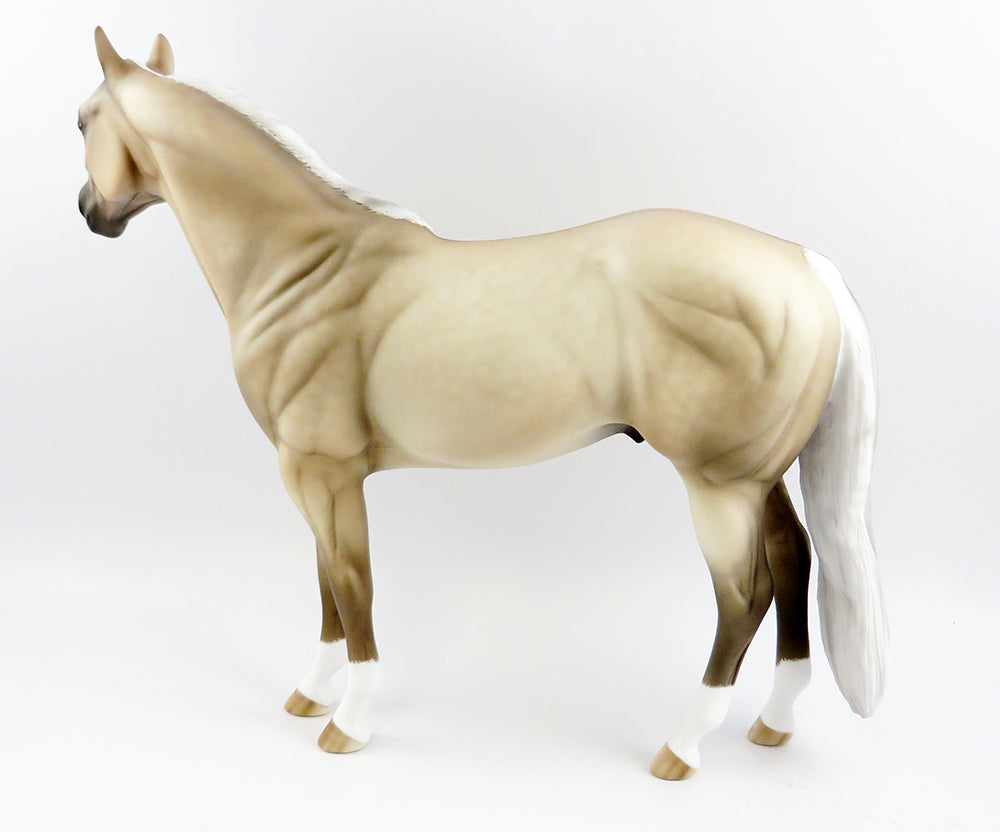 SUGAR DADDY~OOAK DAPPLE DUNLINO ISH MODEL HORSE BY SHERYL LEISURE 3/3