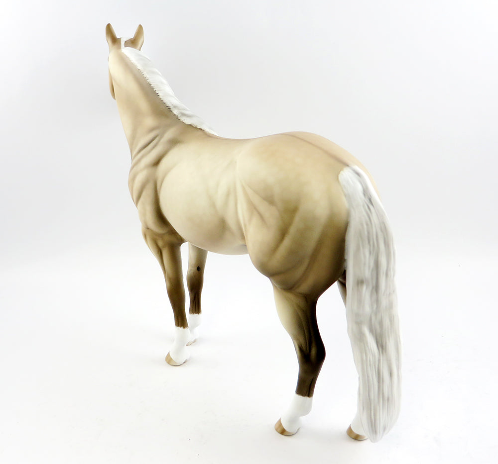 SUGAR DADDY~OOAK DAPPLE DUNLINO ISH MODEL HORSE BY SHERYL LEISURE 3/3