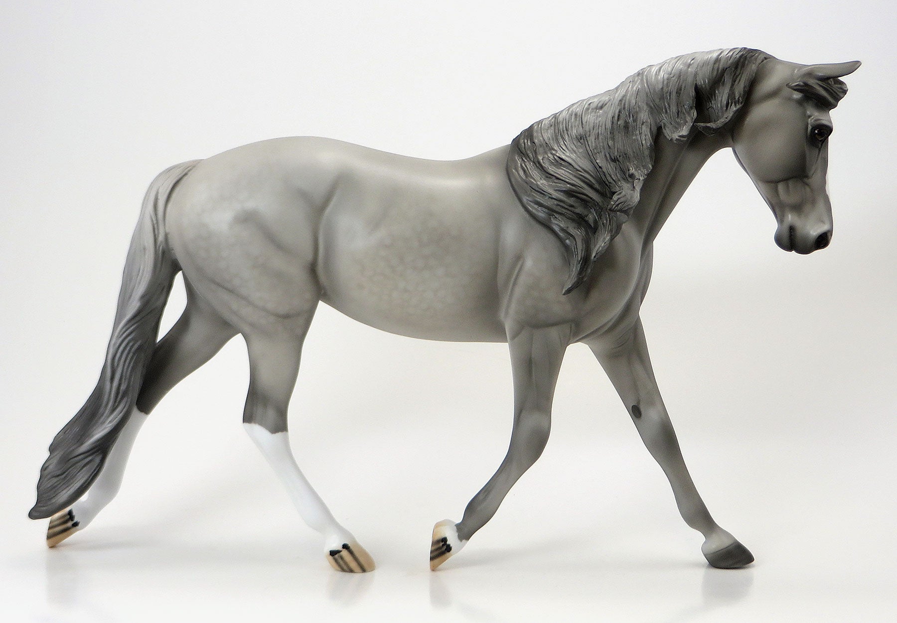 MATILDA - OOAK Dapple Grey Palouse Model Horse - 6/15