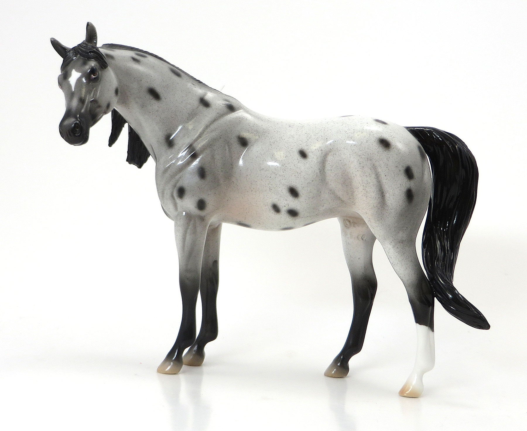 TENDER SPOTS - Grey Appaloosa Pebbles Arabian Model Horse - LE6 - 7/15