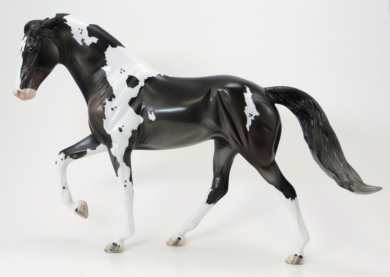 GHOST TOWN - EQ 2015 LE10 Grey Pinto Tennessee Walker Model Horse - 6/15