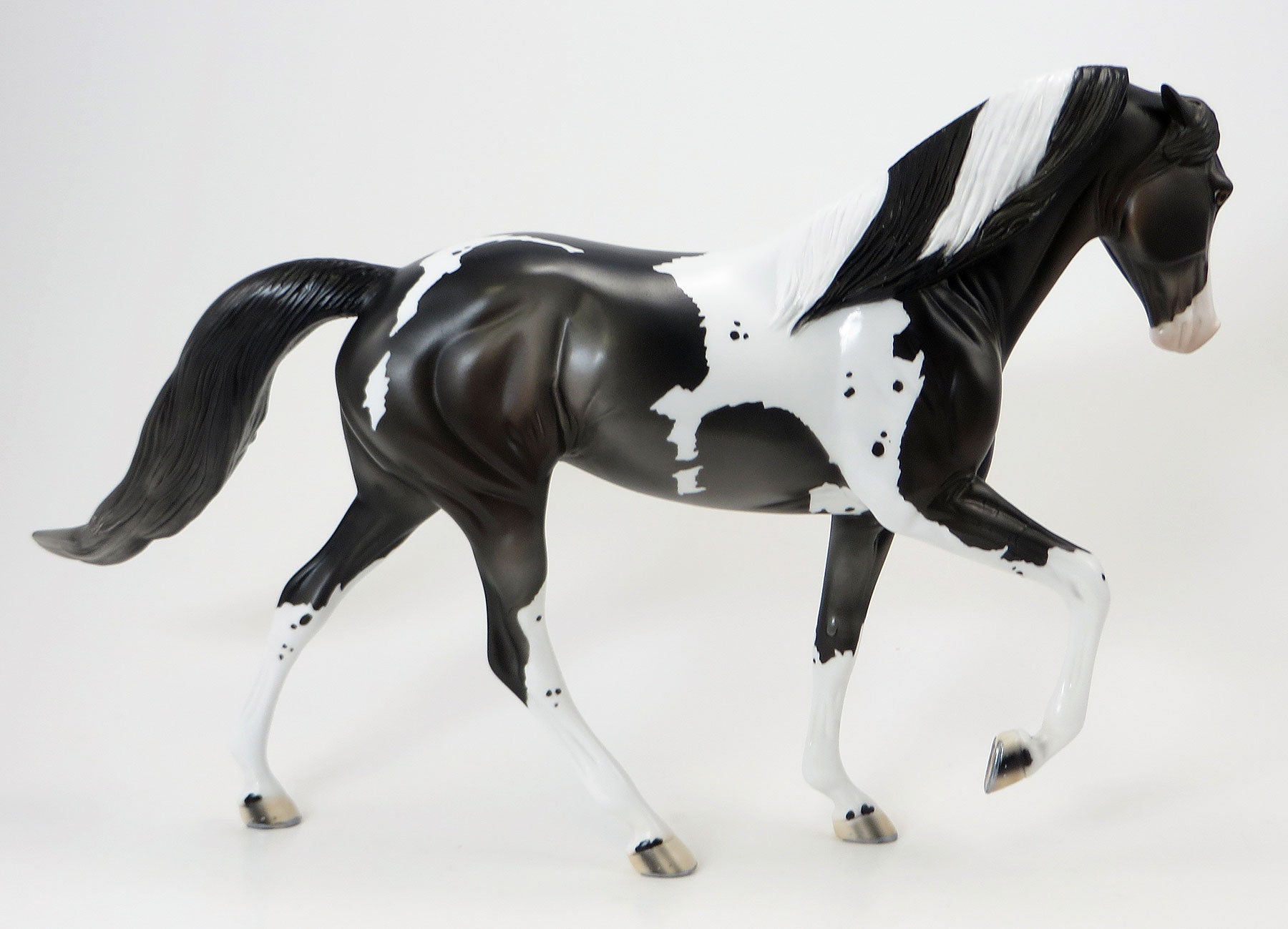 GHOST TOWN - EQ 2015 LE10 Grey Pinto Tennessee Walker Model Horse - 6/15