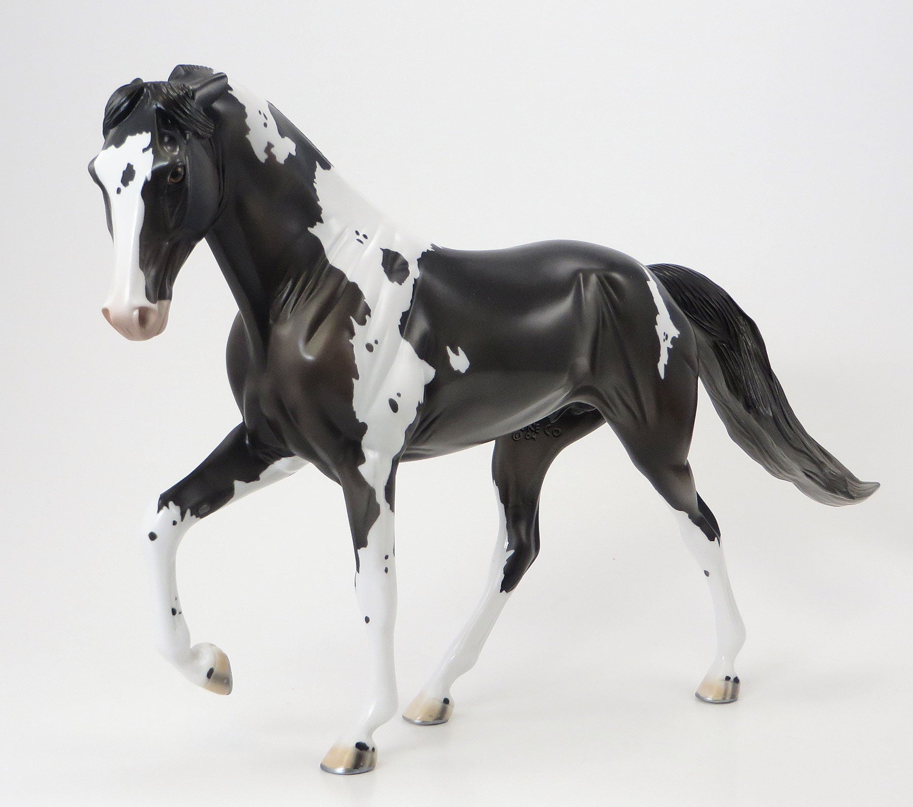 GHOST TOWN - EQ 2015 LE10 Grey Pinto Tennessee Walker Model Horse - 6/15