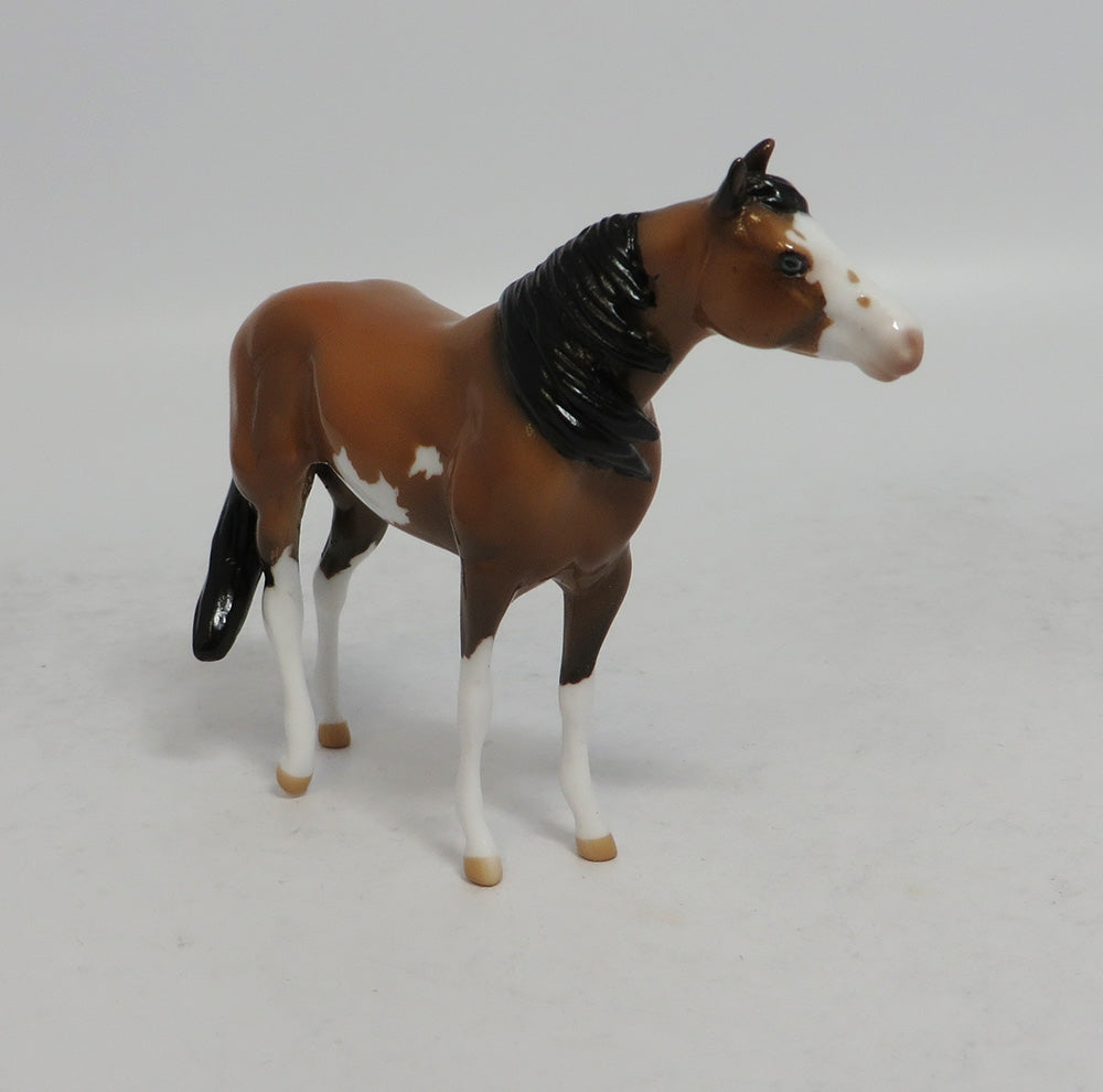 LONDON LONDON MINI ME - LE7 BUCKSKIN PINTO STOCK CHIP EA2018