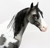 AEDUS~OOAK DAPPLE GREY PAINT WITH MAPPING ISH MODEL HORSE 3/8