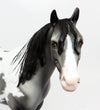 AEDUS~OOAK DAPPLE GREY PAINT WITH MAPPING ISH MODEL HORSE 3/8