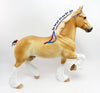 ALASTRIONA-OOAK BLONDE DAPPLED TROTTING DRAFTER MODEL HORSE BY SHERYL LEISURE 3/9