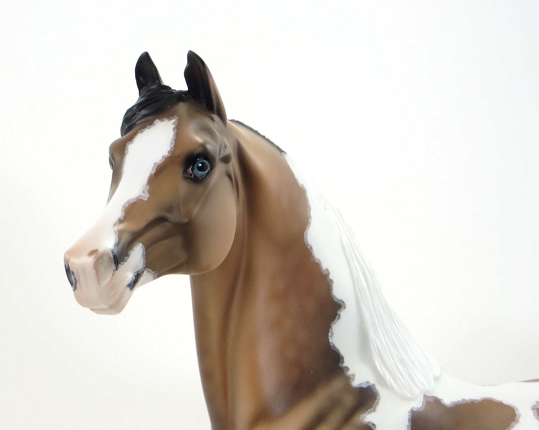 STRONG MAN DAN - OOAK Buckskin Pinto Morgan Model Horse - 6/15