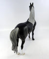 44 MAGNUM-OOAK DAPPLED STEEL GREY MORGAN MODEL HORSE 10/5/16